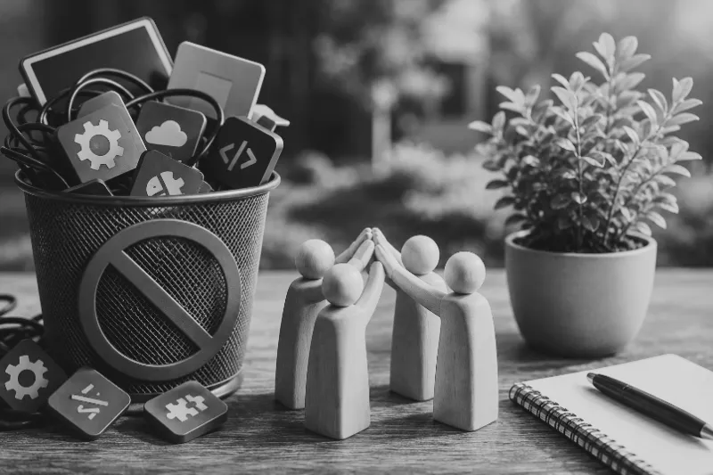 Less Software, More Teaming